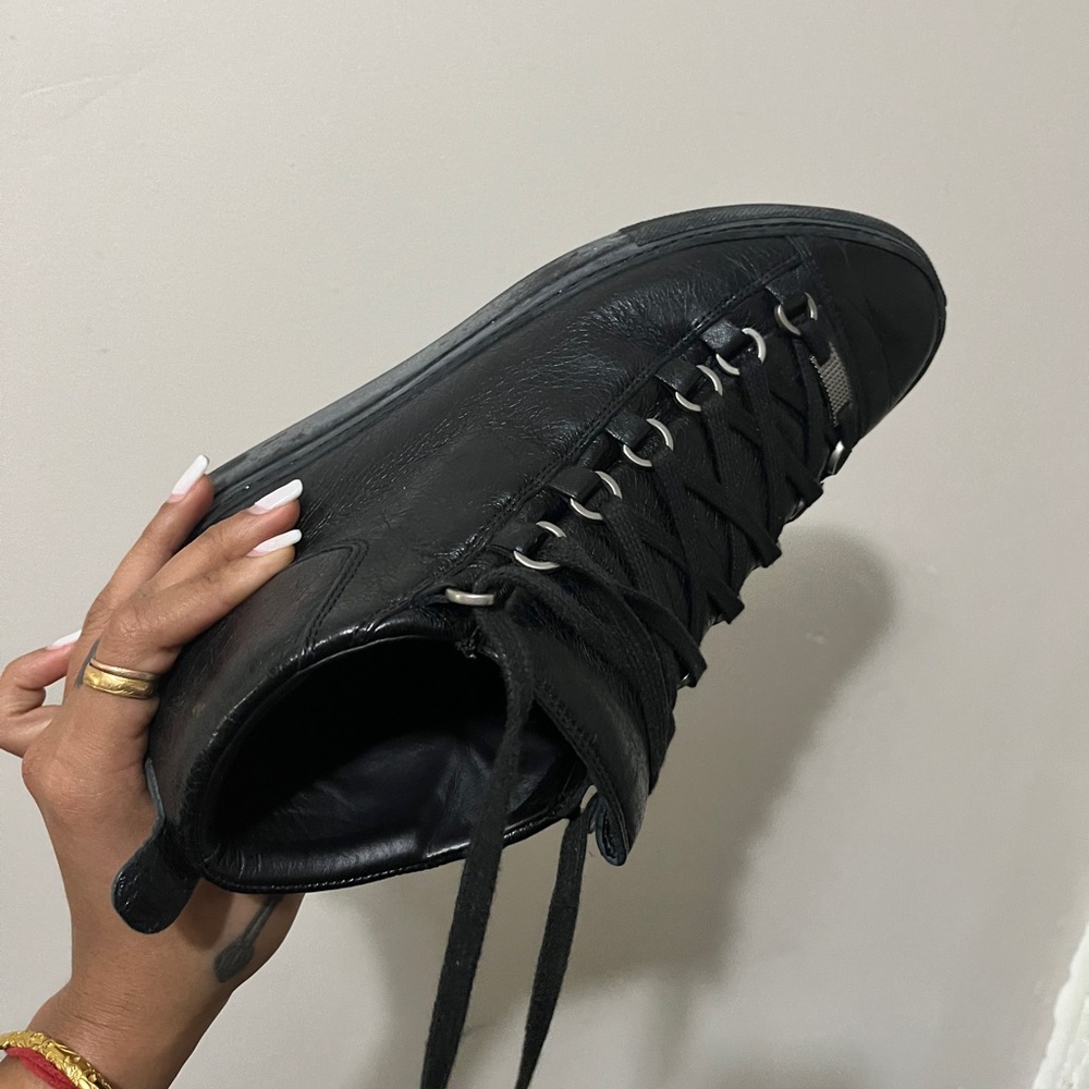 Balenciaga - Arena Leather High Sneaker - Picture 6 of 6